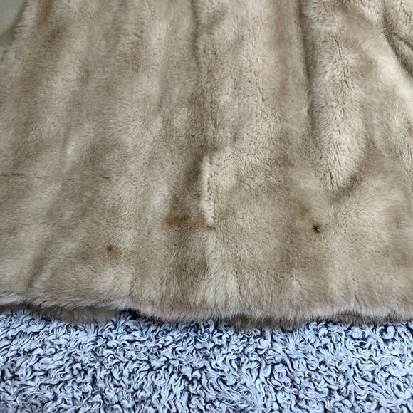 DIAMONTE Tissavel of France 1970’s Vintage Faux Fur Coat Dubrowsky & Joseph - Picture 6 of 16